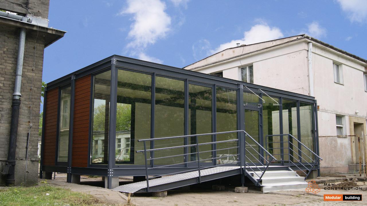 Modulare Bauweise – Anzahl der Module: unter 6