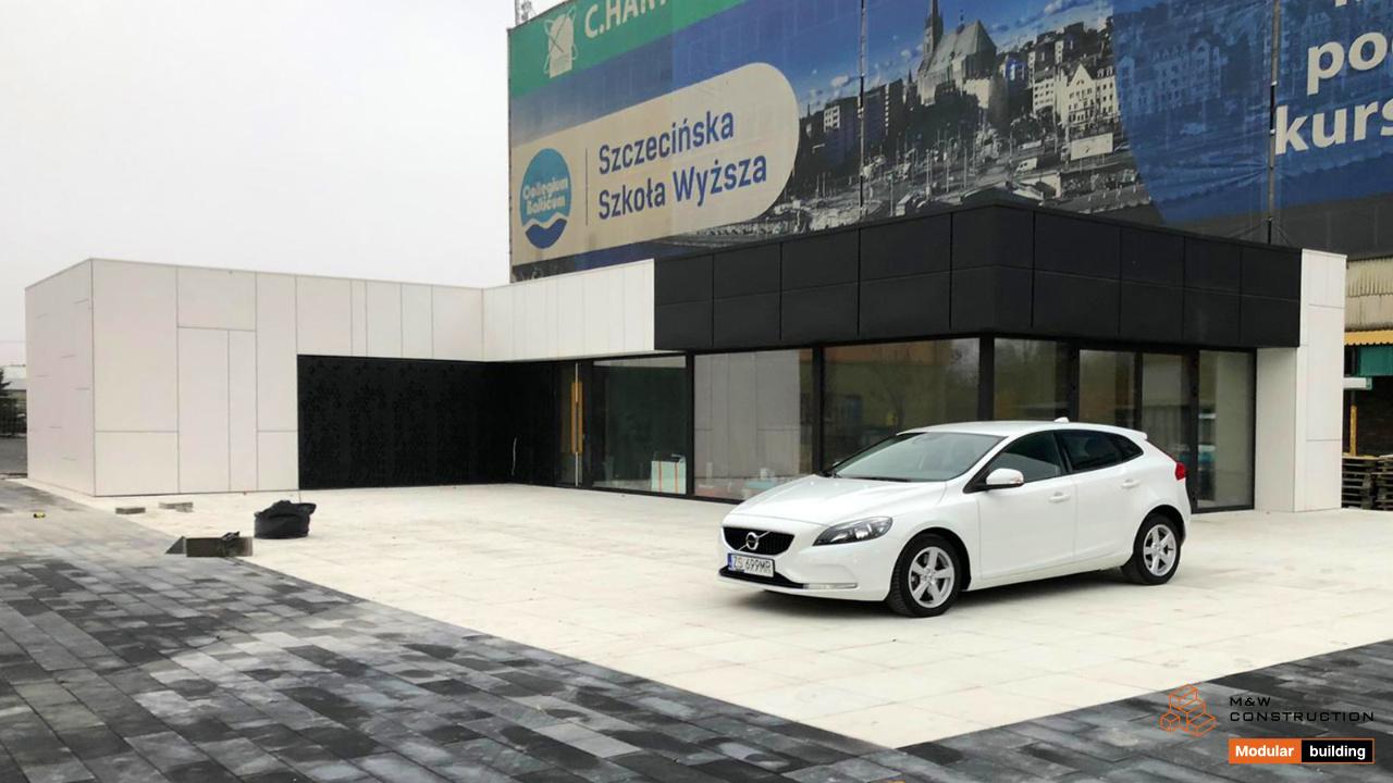 Modulare Bauweise – Material der Fassade: Perforierte Paneele 4